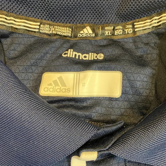 Adidas Notre Dame Fighting Irish Golf Polo Blue Climalite XL - Picture 6 of 8